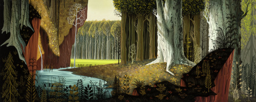 scurviesdisneyblog:  Sleeping Beauty visual development by Eyvind Earle (x) 