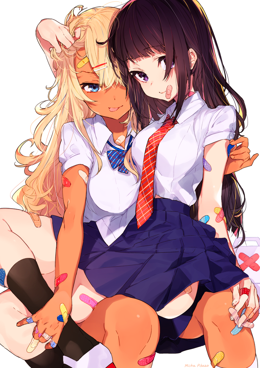 futureisfailed:  (Mika Pikazo|ティア-つ58aさんのツイート: “絆創膏…