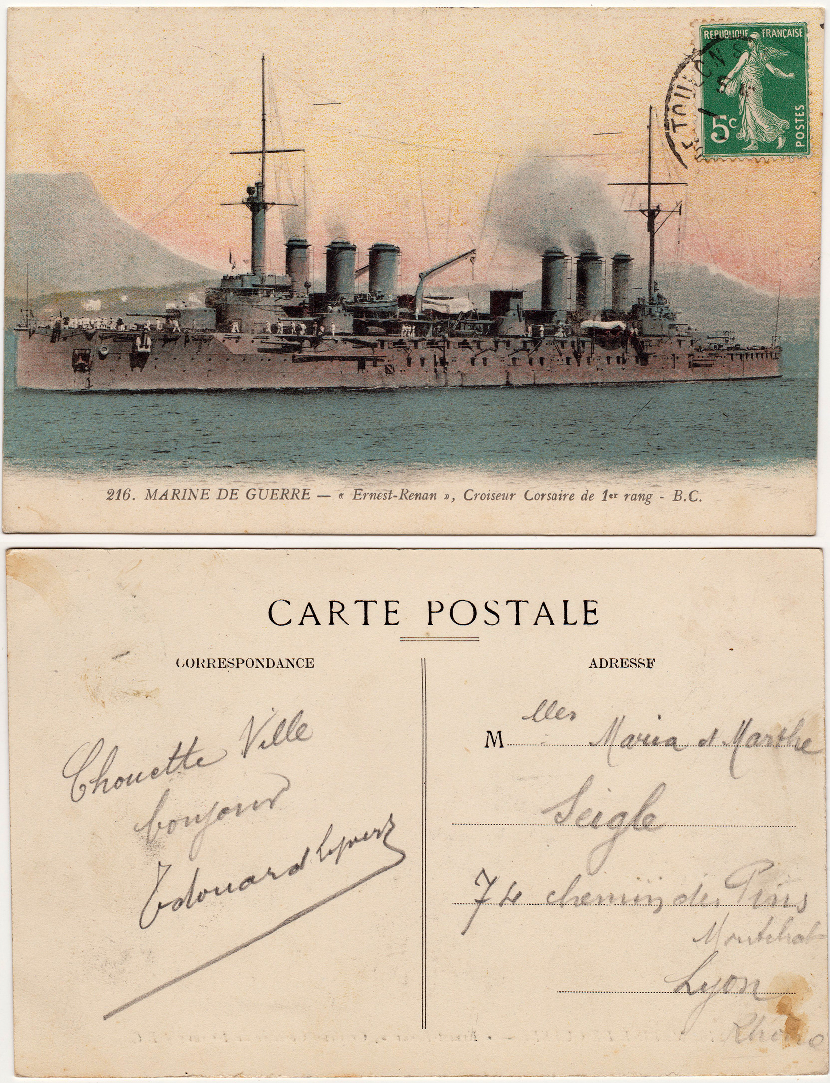 Cartes postales patriotiques françaises de la Grande Guerre - recensement - Page 3 1debfb298343858ef0c33a624b7574b206e8c583