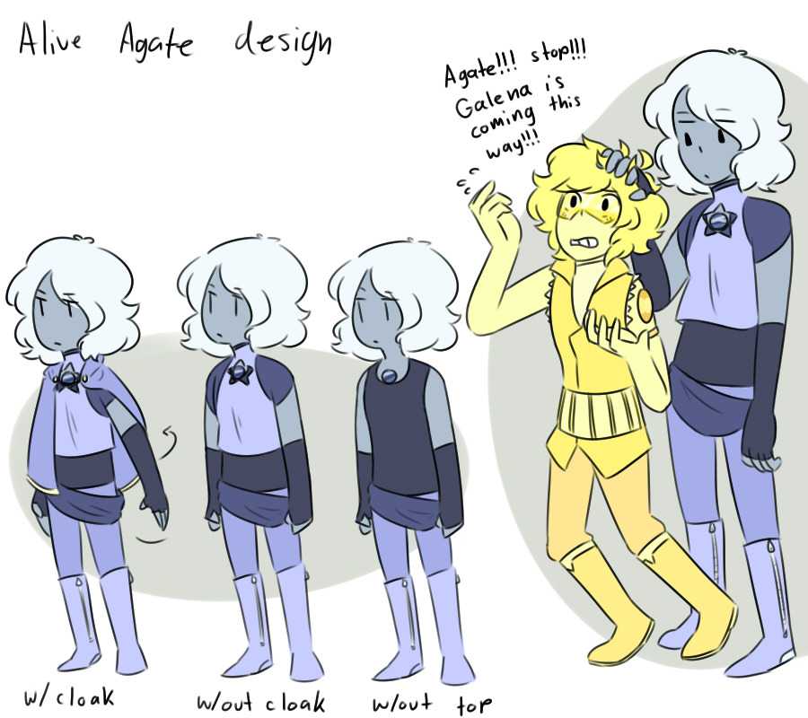 gg-time:  designs for agate if she were to actually side with citrine. and is not