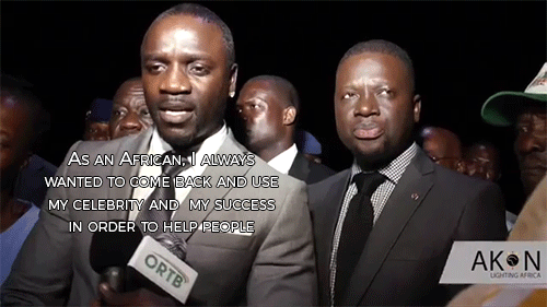 g0dziiia: mizz-holly-wood:  kingofhispaniola:  sizvideos:    Akon is providing solar lighting in Africa for 600 millions people - watch the full video  Love my brother  Amazing!!   Akon for man of the year 