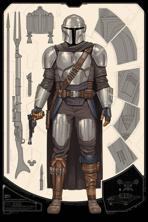 The Mandalorian Poster - Created by Phantom City CreativeLimited edition prints available at Mondo. 