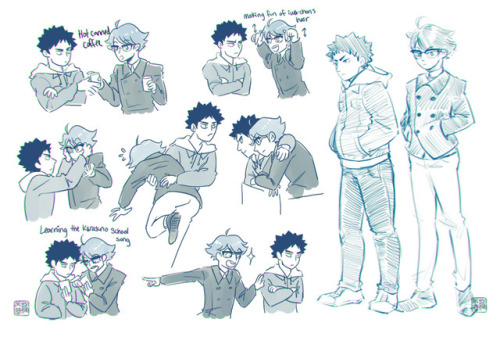 I spent a lot of time watching Iwaoi on stage for “The Strongest Team” (lmaoo)  These are also diffe