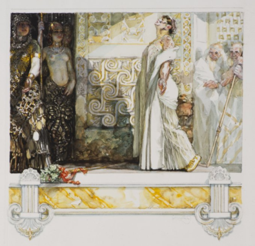 hildegardavon:Frantisek Kupka, 1871-1957Cassandra’s arrival to Agamemnon’s Palace, ca.19