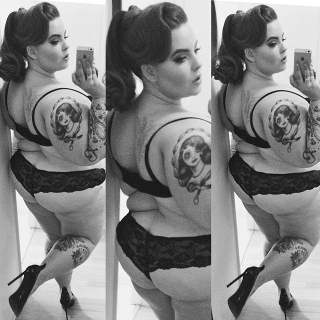 tessmunster:  For all the people hating, this is for you 💋 Serving you big butt,