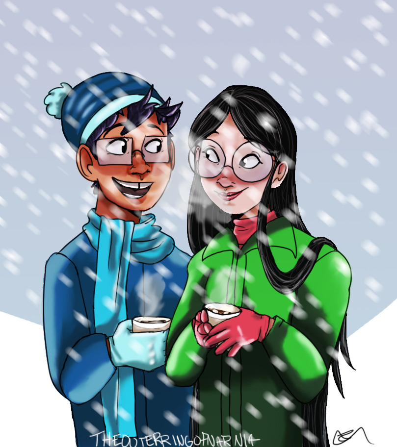 grif-ball:  Winter is basically here. Have some ecto-siblings enjoying snow.