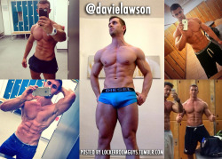 lockerroomguys:  The yummy @davielawson in