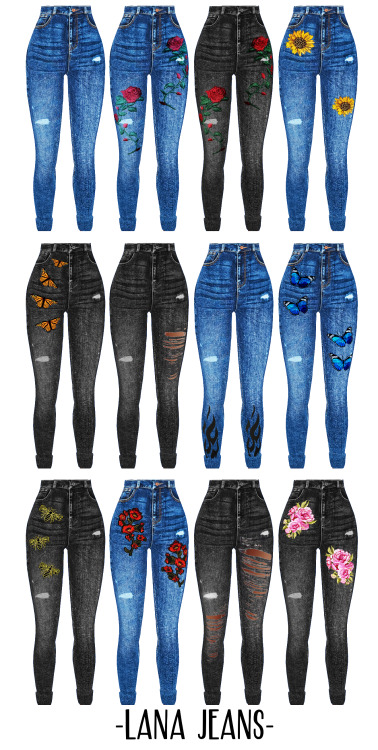 LANA JEANS-20 swatches-all lods-hq compatible-custom thumbnailDOWNLOADBy becoming my patron you will
