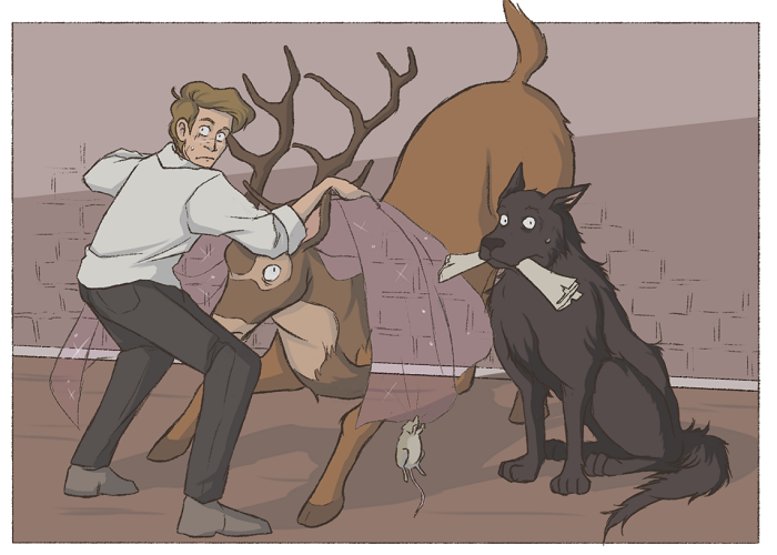 deadcatwithaflamethrower: kayarai:  remus-john-lupin:   wingedcorgi:  if the marauders