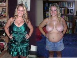 abnormallylargetitties:  swerve2thecurve:  (via TumbleOn)   love before &amp; after
