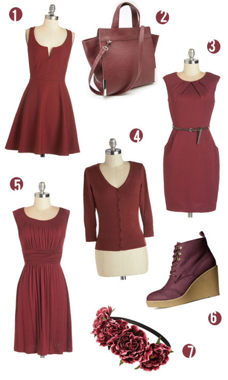 Affordable ways to wear Marsala, Pantone’s 2015 Color Of The Year