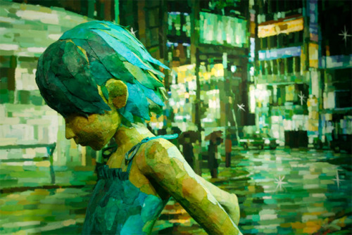 f-l-e-u-r-d-e-l-y-s:  Shintaro Ohata  Seamlessly Blends Sculpture and Canvas to Create 3D Paintings  When first viewing the artwork of Shintaro Ohata up close it appears the scenes are made from simple oil paints, but take a step back and you’re in