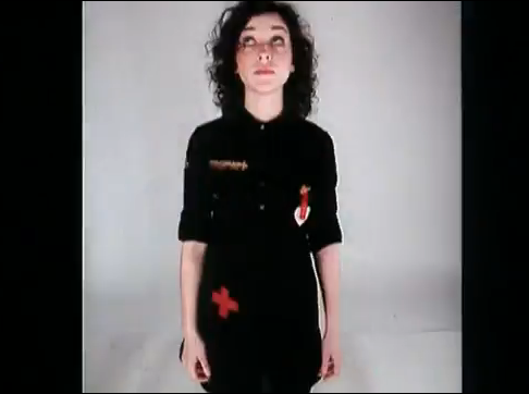 virginalvalour:  Annie Clark in “The Fragile Army” by The Polyphonic Spree (x)