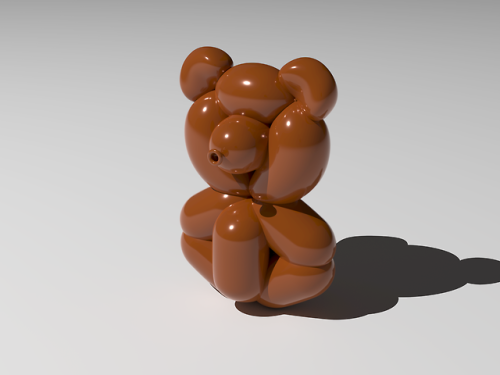 Balloonart：Bearバルーンアート：クマ3DCG,CG,digital,balloonart