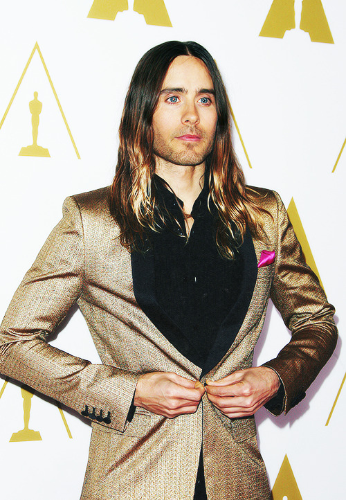 letomercury: jaredletovault: 86th Oscars® Nominees Luncheon held at the Beverly Hilton Hotel in 