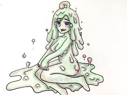 Slime girl #yamikawaii #やみかわいい #harajuku #monstergirl #creepycute #sadness #slime #yumekawaii #ゆめかわ