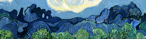 ~ Van Gogh’s Blue Realm for dreamy nights ~“(…) Recently, scientists have discovered something else 