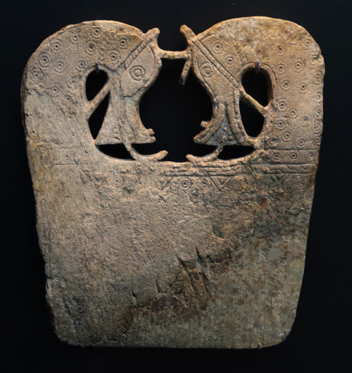 thesilicontribesman: Viking Whalebone Plaque, 800 CE, Norway, The British Museum, August 2017. This 