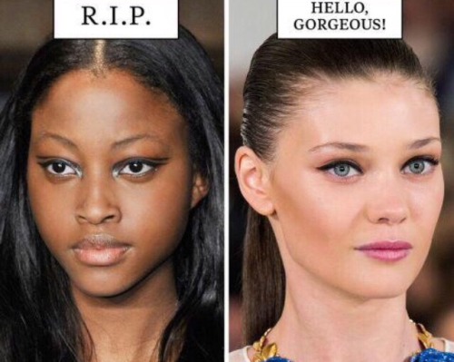 h0odrich:majiinboo:volmarrr:Cosmo not so subtly tells readers “paler is better”  how Eurocentric beauty standards operate in one post  ……………is this ….real….?