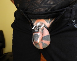 Inked and Locked in Permanent Chastity