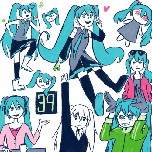 cathdraws:happy birthday miku we love you!!!!!!!!!!!11