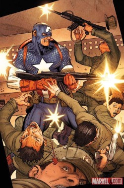 Awesomecomicthings:  Ultimate Captain America By Ron Garney