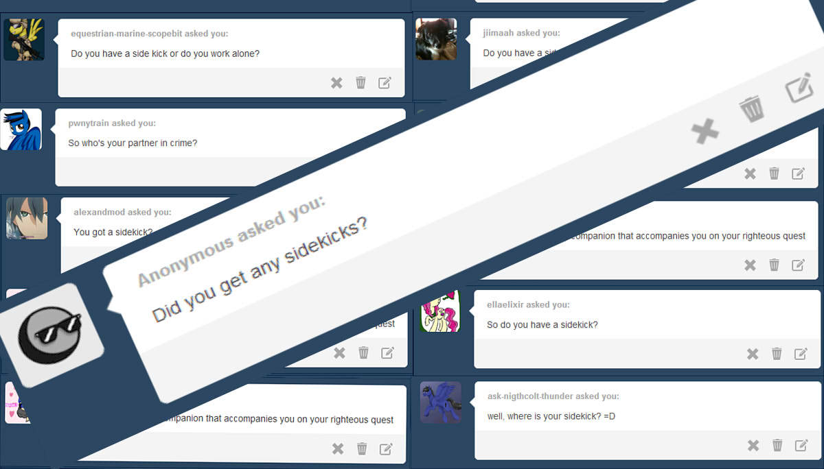 ask-thebatbelle:  ((I’m back! sorry for my absents ^-^’))   xD