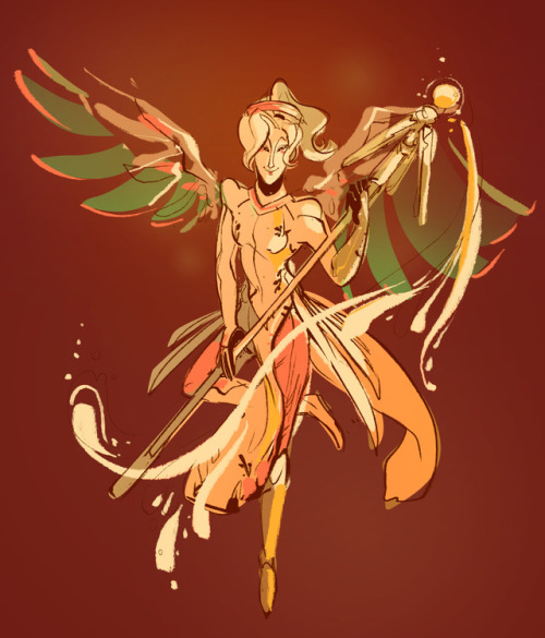 cloveochai:  it’s me, your friend, the statistically average mercy main.  This is beautiful!! 