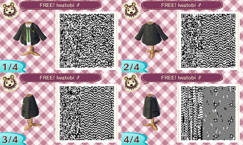 66lulu: I made Iwatobi Uniforms on Animal Crossing NL (ง˙▿˙)/ Haru and Gou so far. If I make anymore