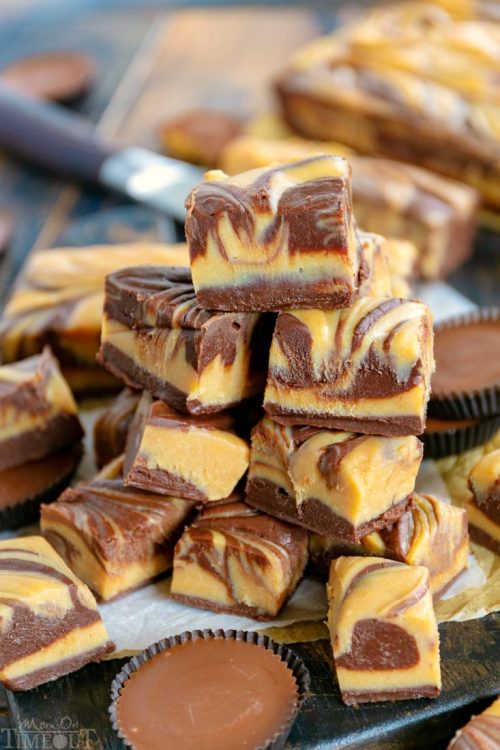 sweetoothgirl:Peanut Butter Cup Cheesecake Fudge