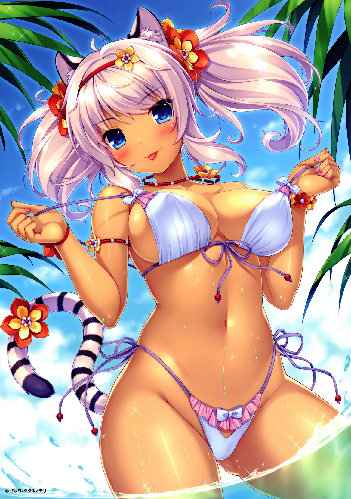 getyournekoshere:  Some tiger girls &lt;3Sayori source &lt;3