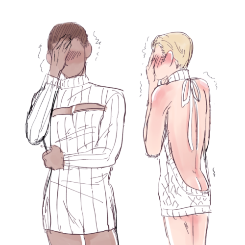couple sweater (?)