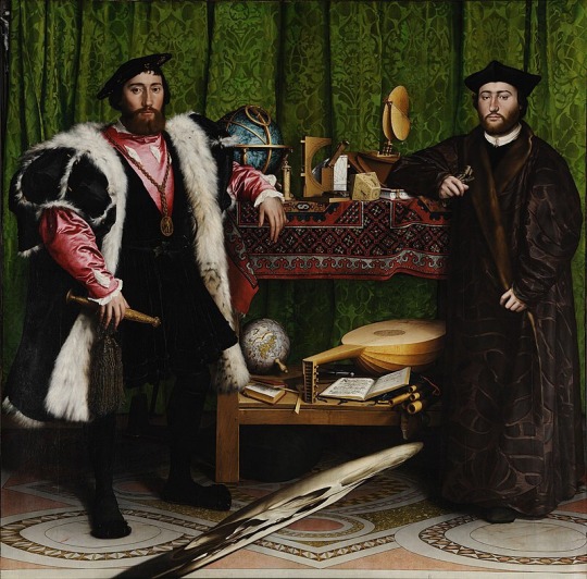 kintatsujo: crtter:  caecilius-est-pater:  iwilltrytobereasonable:  iamthecoffeebadger:   hickeywiththegoodhair:   officialdamonalbarn:  officialdamonalbarn:  where is that renaissance painting with those two fellers and a giant fucking random skull on
