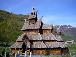 sinemora:  Borgund Stave Church Located in