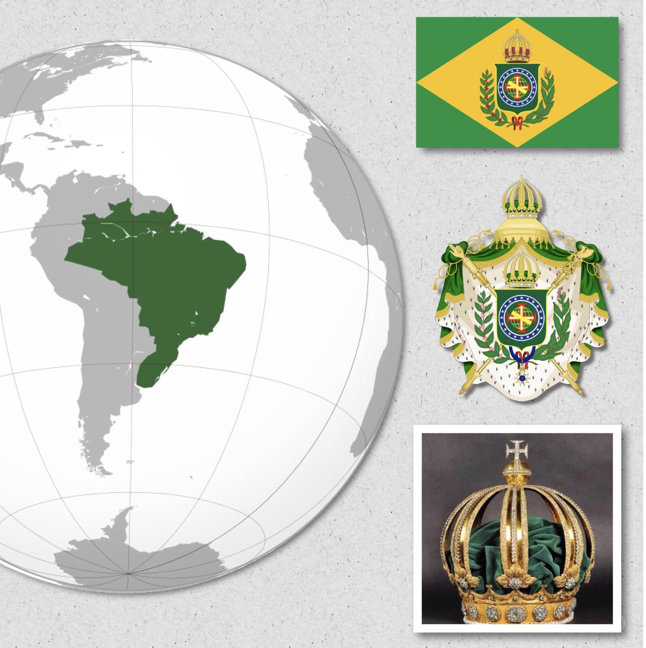 Empire Of Brazil Map Map Of The Empire Of Brazil In 1822 - Maps On The Web