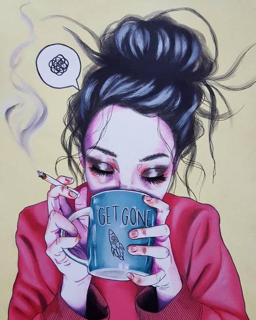 crossconnectmag:  Harumi Hironaka  São Paulo-based Peruvian/Japanese painter and illustrator website  For more unique art: Instagram || Twitter || Facebook Posted by Andrew 