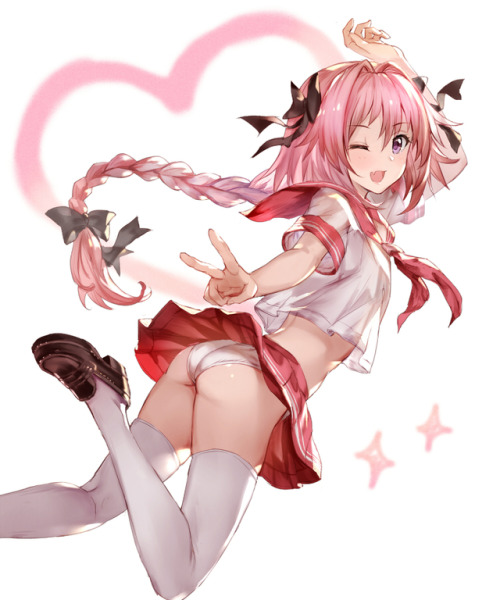 xenn0nnex: enticingtraps: Astolfo is a blessing.Submitted by: hentai-bondage-blog ¡~W~O~R~D~!