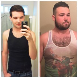 thebeardedguyy:4 years ago and Now.