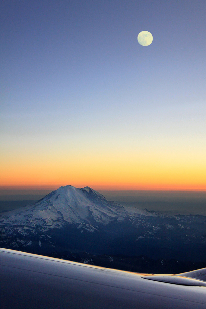 celestiol:  Flight (Mount Rainier) | by Virginia Bailey 