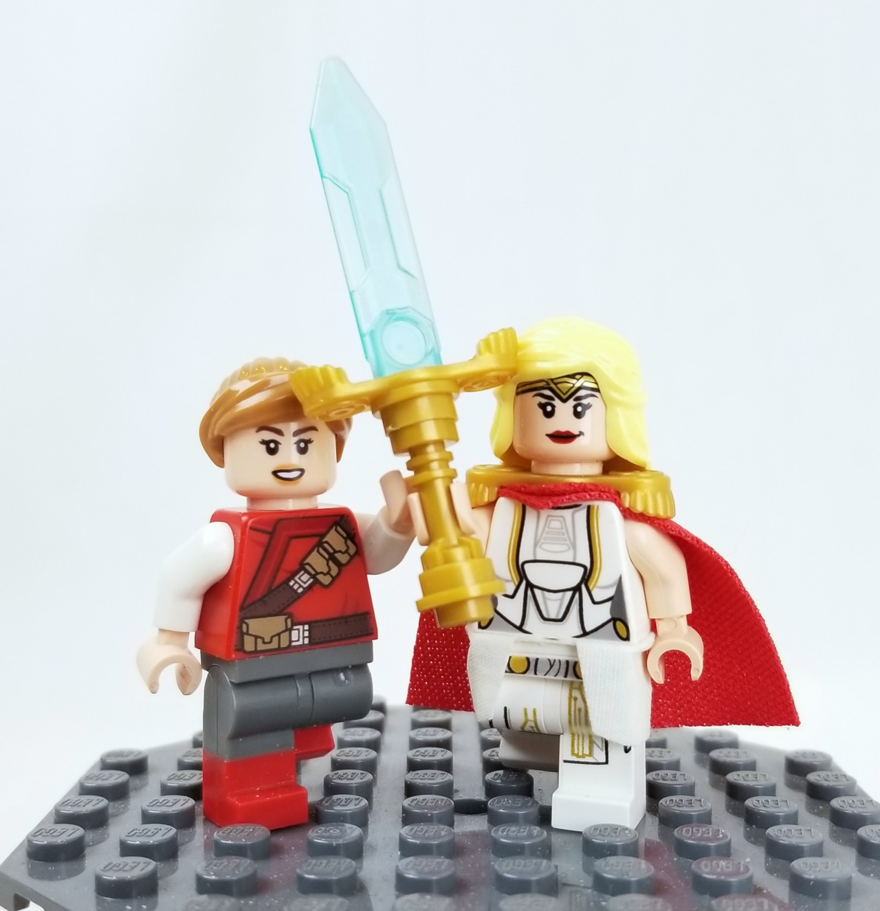 Lego Minifigure Blog — For the Honor Grayskull! I made She-Ra and...