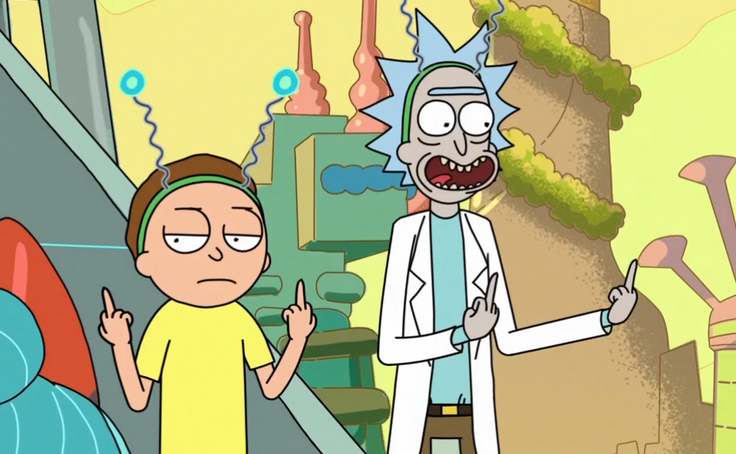 chillguydraws:  pan-pizza: FACK I like for a new ep of Rick and moty, but I wanted