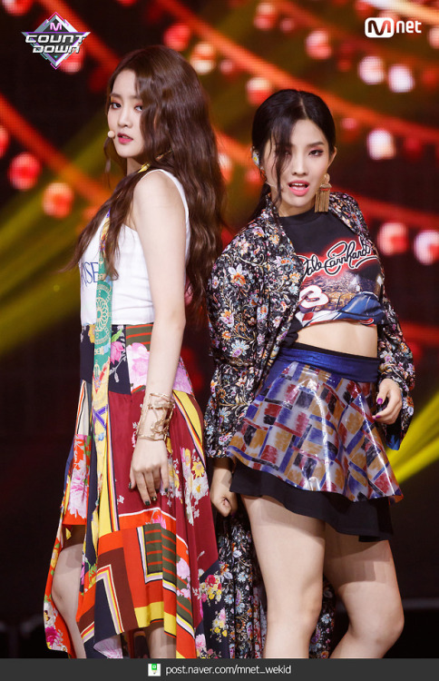  Mnet M!Countdown Naver Update - Soyeon & Minnie