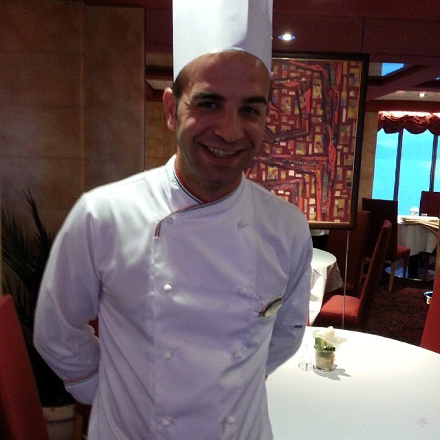 A wonderful dinner in #IlCovorestaurant onboard #MscSinfonia Last night!Tnx to Mr Catello Buono from culinary team!