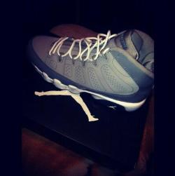 phuckindope:  Jordan Cool Grey 9s 