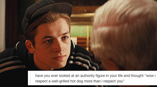 sophcooks:  Kingsman + text posts [3/?]
