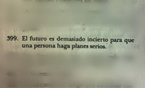 "Hasta que no amé, nunca viví"