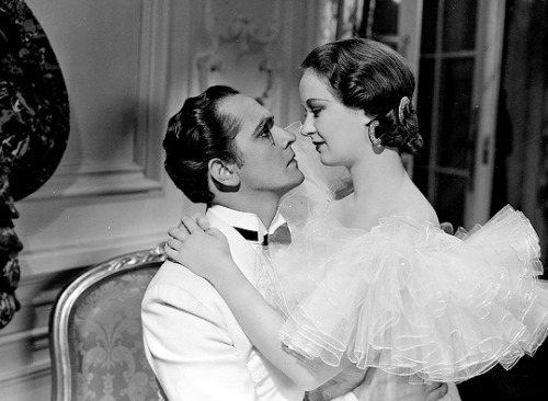 fredricmarch:Fredric March &amp; Evelyn Venable in promotional stills for Death Takes a Holiday&