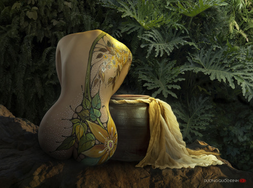namk1:  body painting duong quoc dinh 