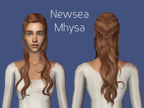 Retextured hairs I should’ve uploaded years ago, part 02/34XMSims 095    Polycount: 