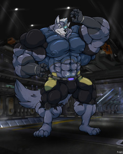 rackunwolf:  StarWolf is back!!pic done as part of my fanart